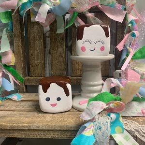 Marshmallow Decor For Tier Tray